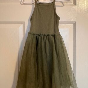 Epic Threads Olive Green Casual Kids Dress